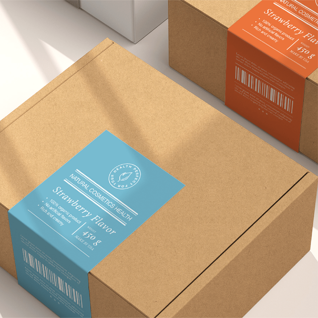 Drewniana etykieta papierowa