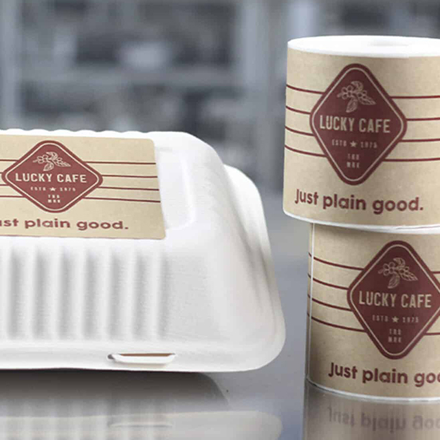 Etykieta papierowa Kraft