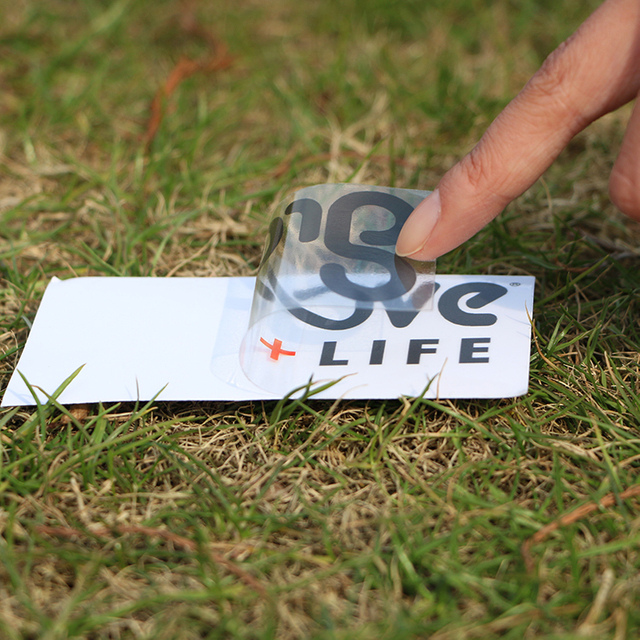 Przezroczysta etykieta